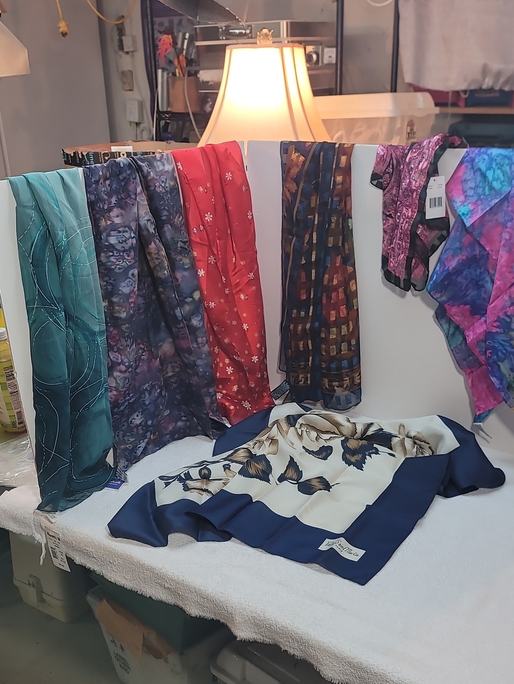 7 Women's Fashion Scarves - Mixed Color Collection - NWT & NWOT